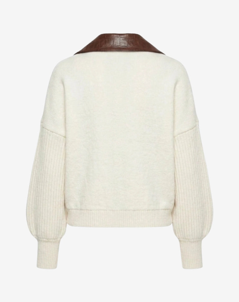 MIRAMAR — Cropped Alpaca Wool Jacket