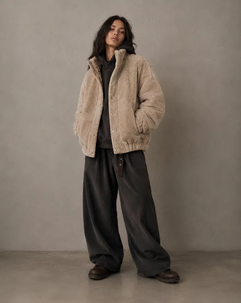 GALVANY — Reversible Wool and Nappa Jacket