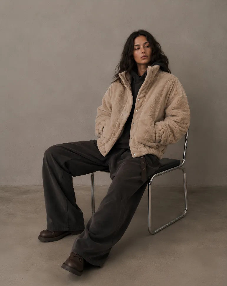 GALVANY — Reversible Wool and Nappa Jacket