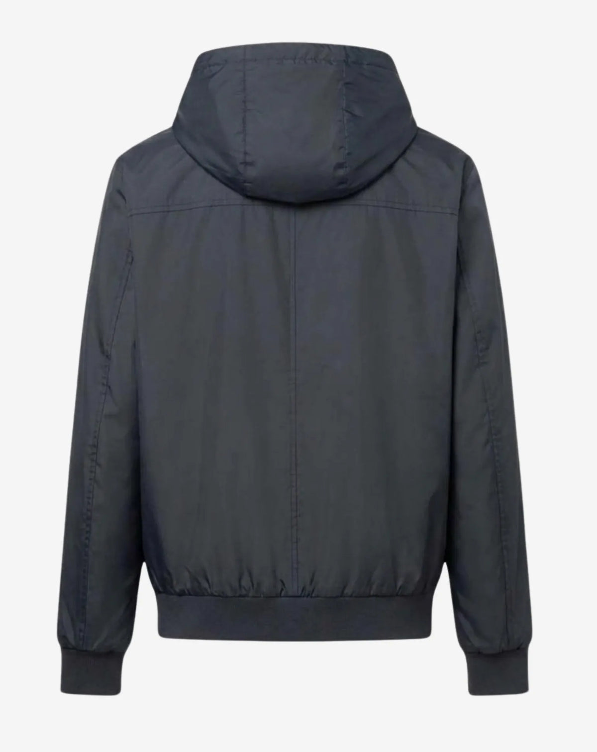 FONTANA — Chaqueta reversible de napa y nylon con capucha