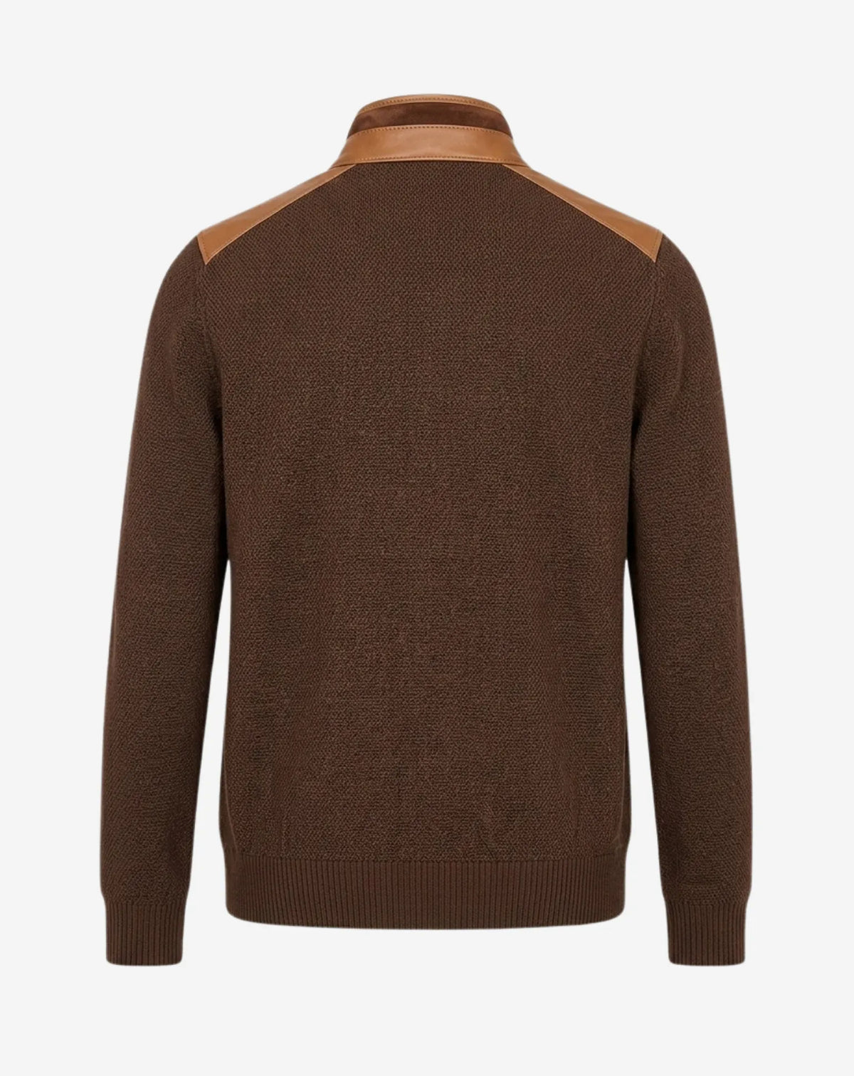 BONANOVA — Suede, Nappa Leather and Knit Jacket