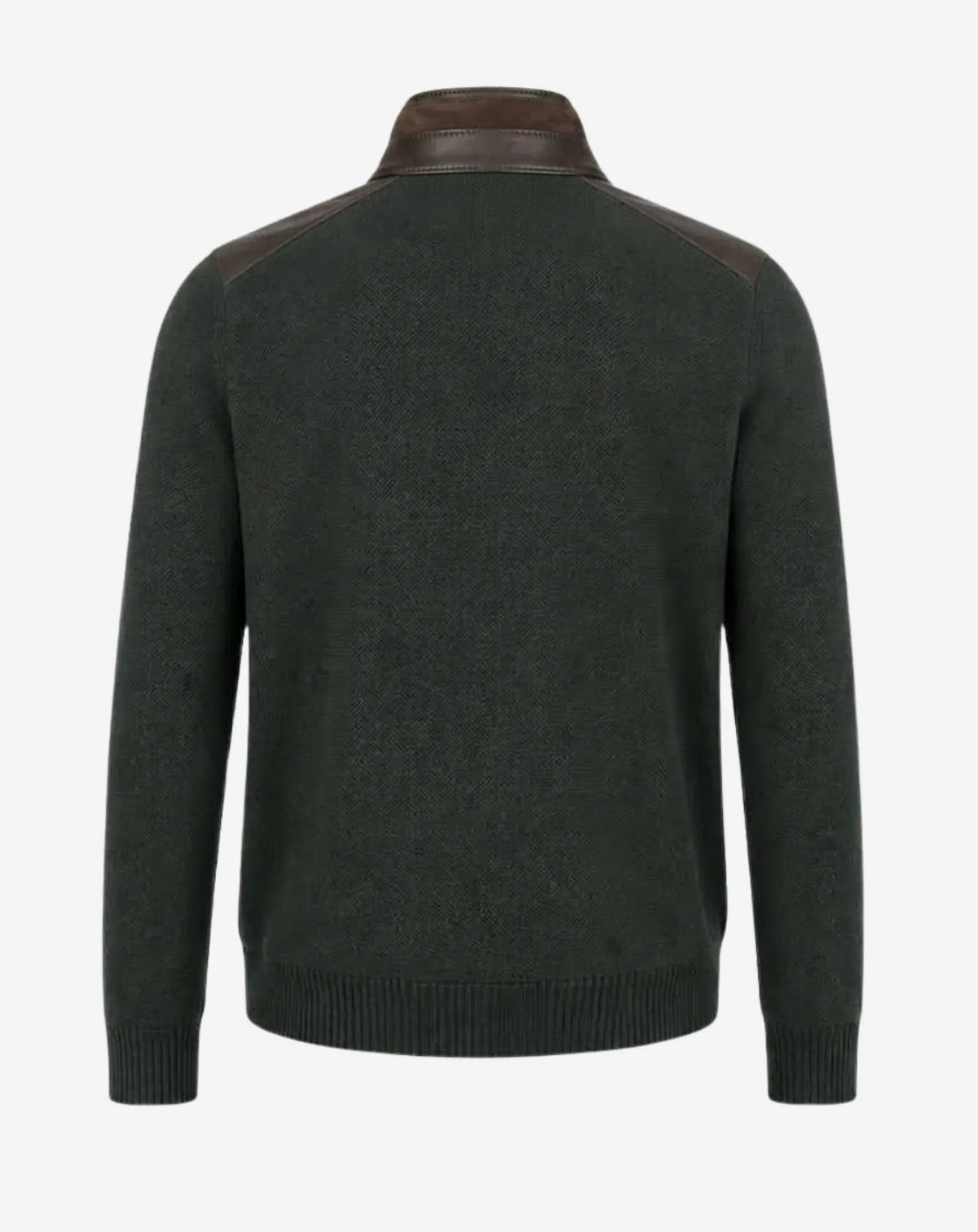 TRES TORRES — Suede, Nappa Leather and Knit Jacket