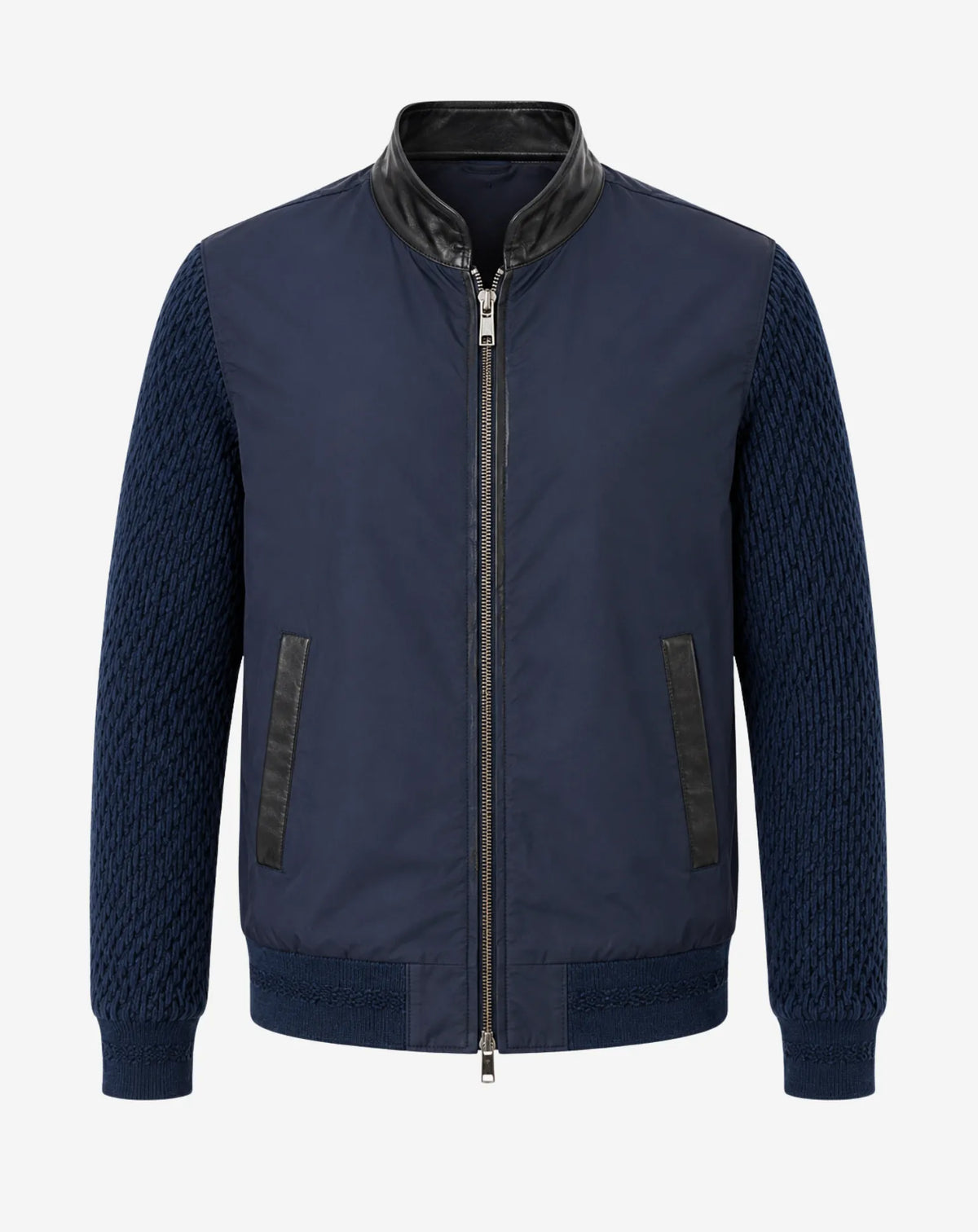 LES CORTS — Reversible Nappa Leather and Nylon Jacket