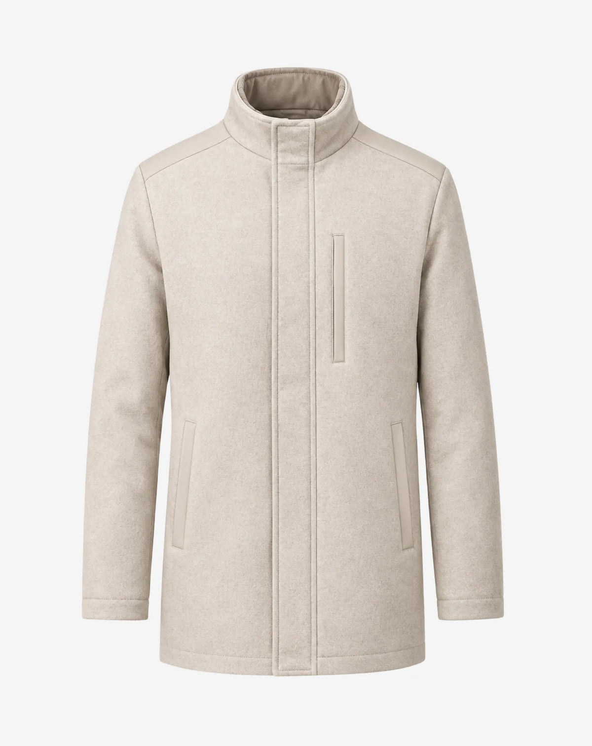 VIA AUGUSTA — Wool, Cashmere and Leather Coat
