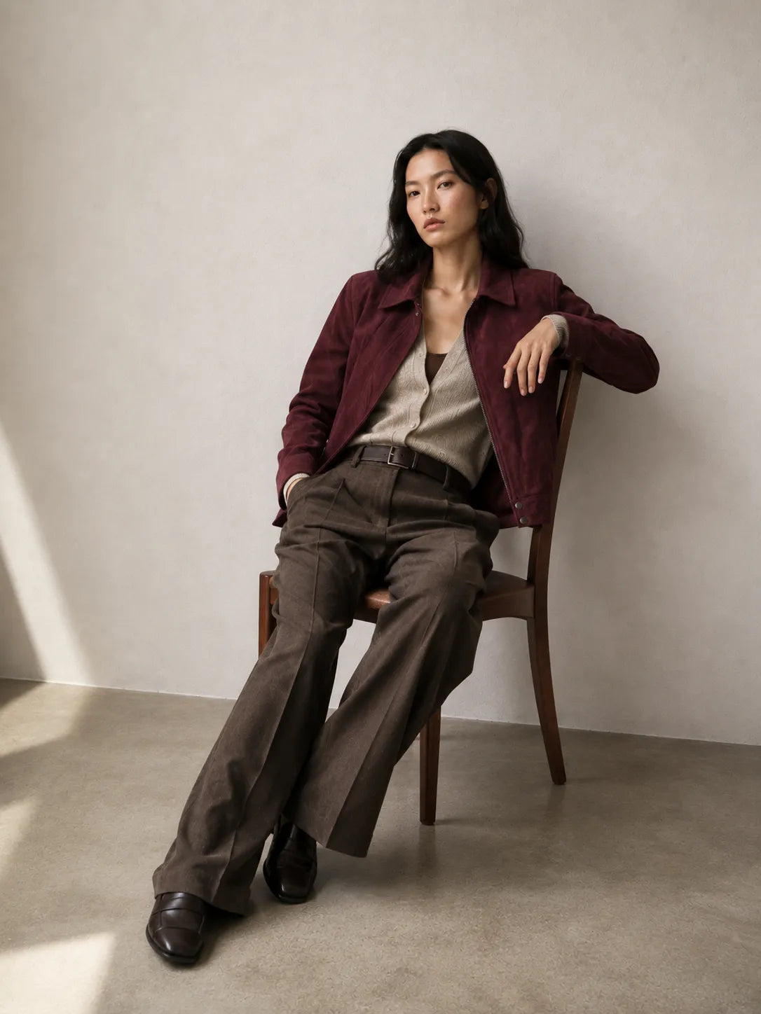 ARIBAU — Nubuck Jacket with Wool Lining