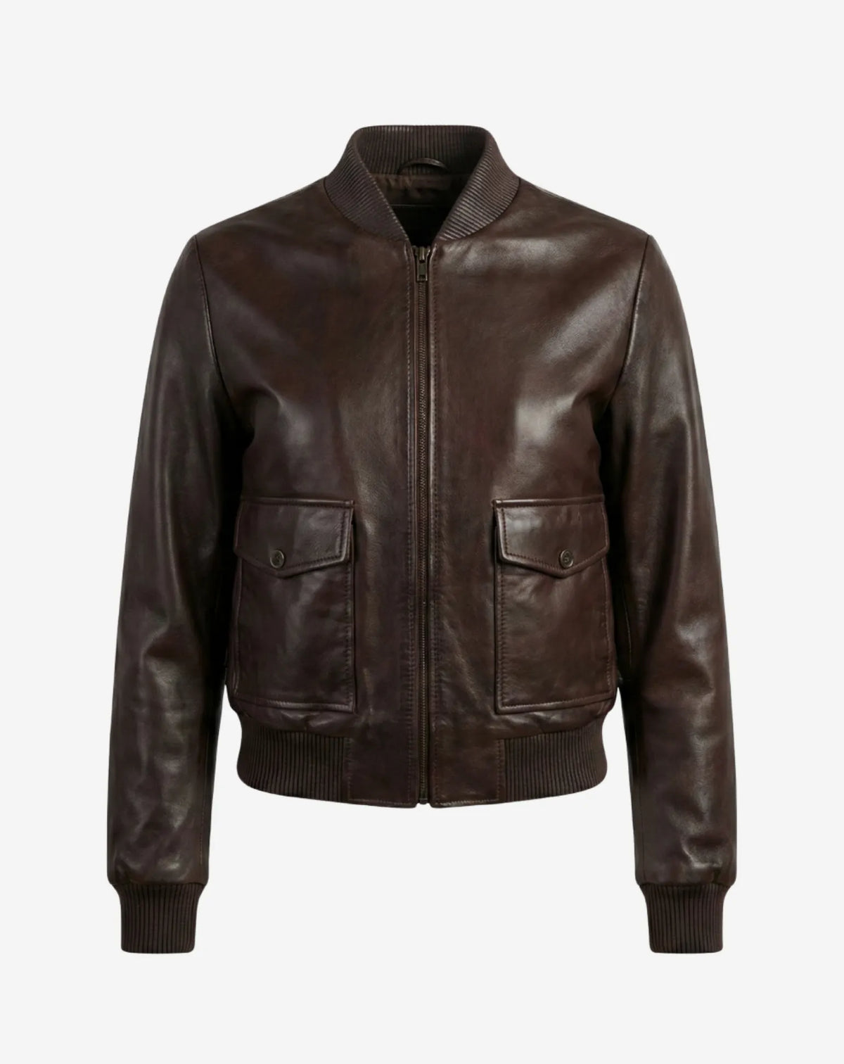 DIAGONAL — Cazadora bomber de napa