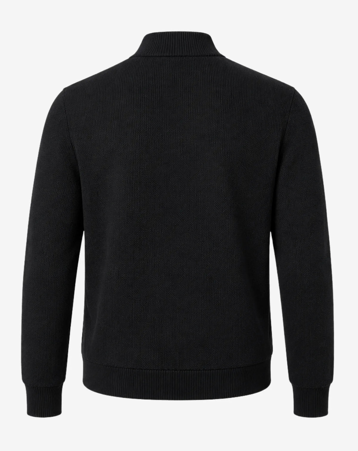 BONANOVA — Nappa Leather and Knit Bomber Jacket