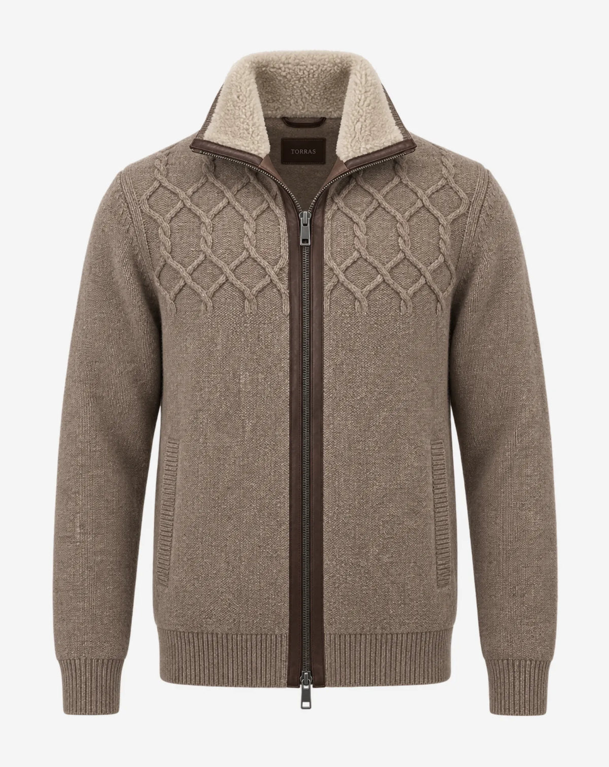VALLVIDRERA — Wool and Double-Face Shearling Jacket