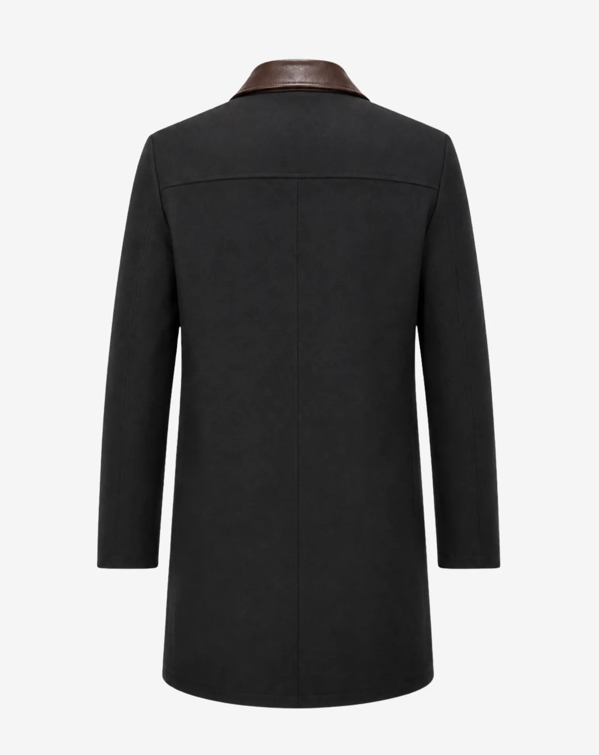 MUNTANER — Long Wool and Leather Coat