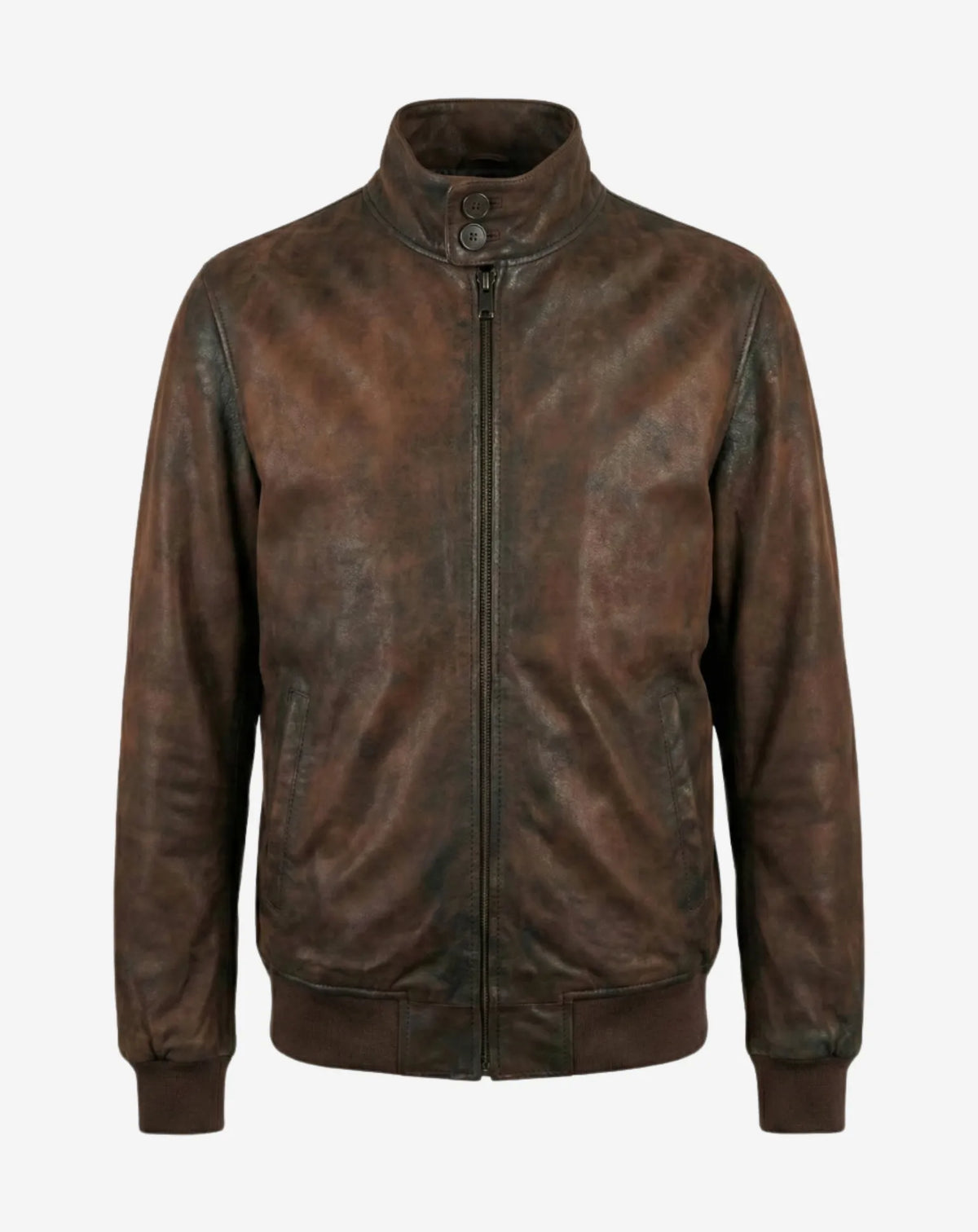PUTXET — Nubuck Jacket with Wool Lining