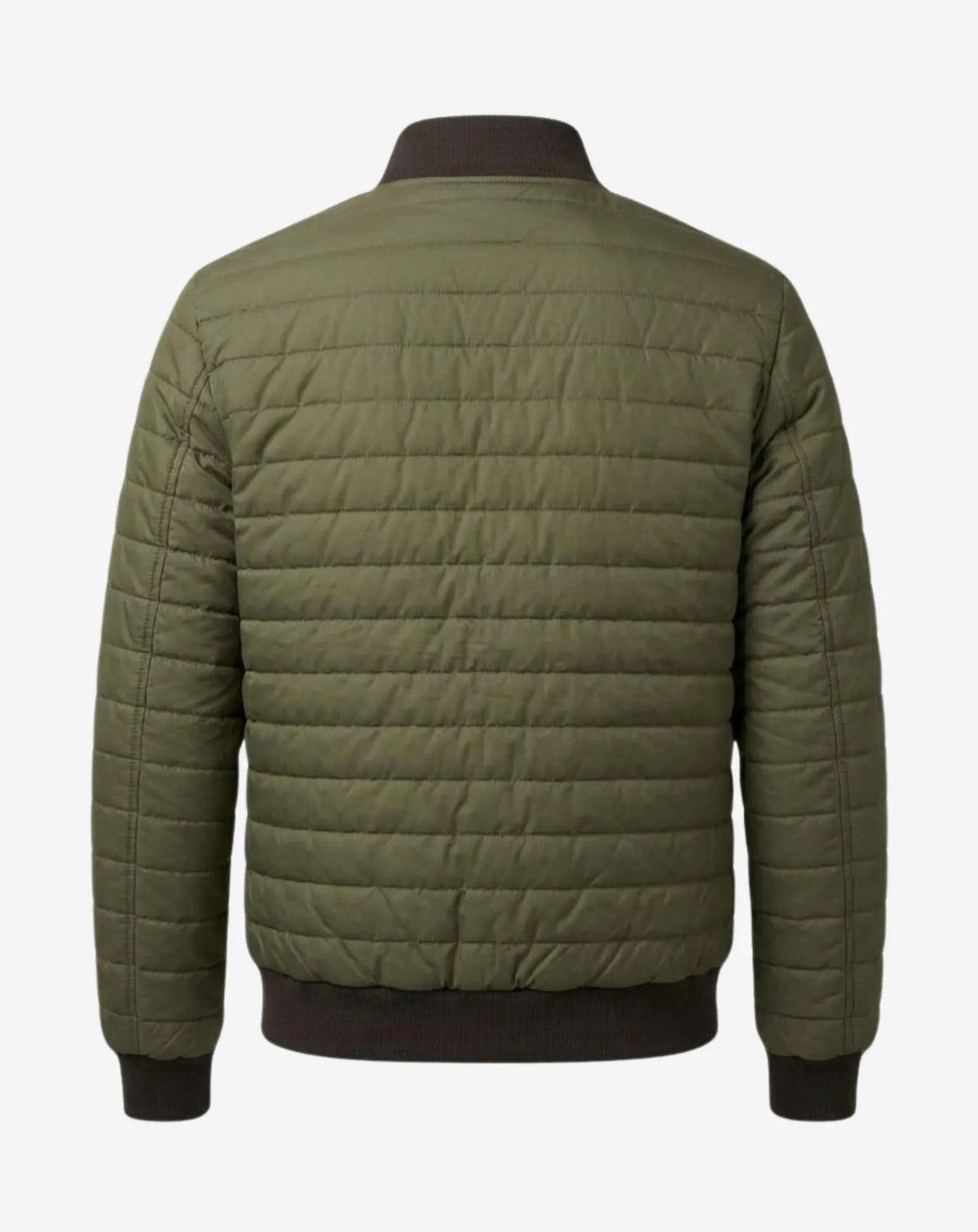 MONTJUÏC — Chaqueta reversible de napa y nylon