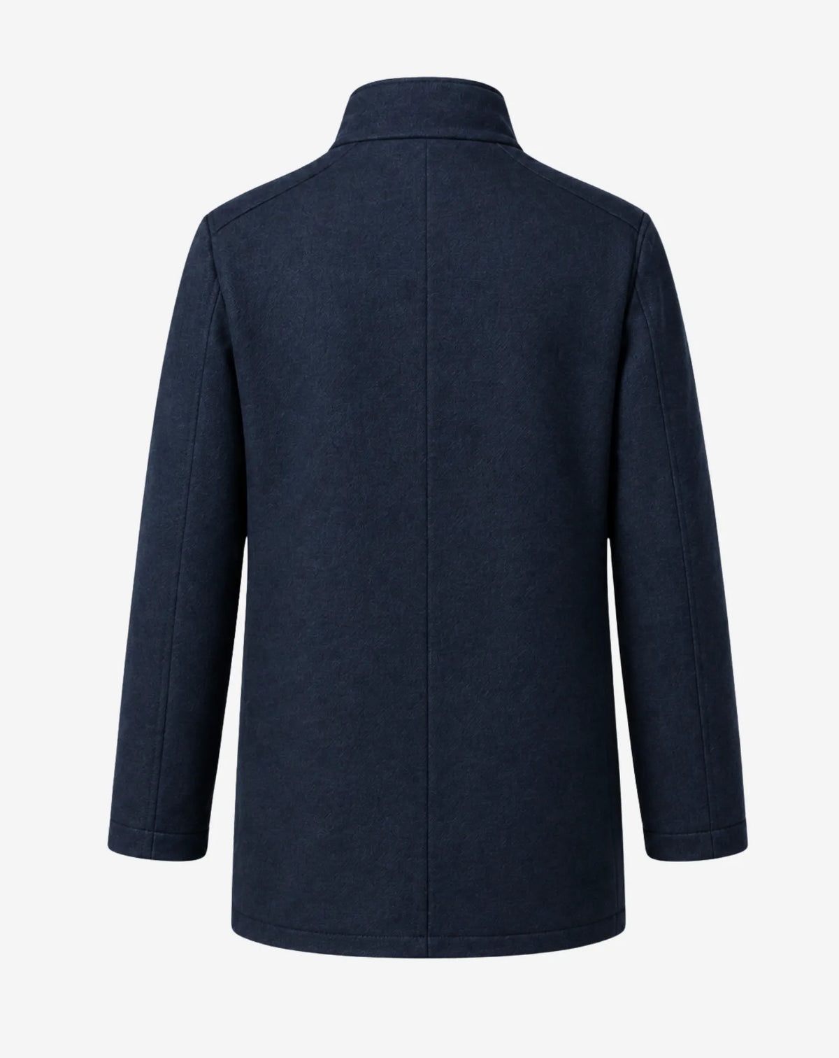VIA AUGUSTA — Abrigo mutón de lana, cashmere y piel